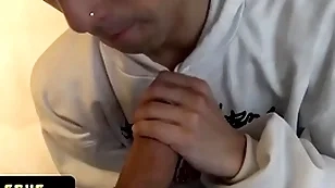 Latin leche - lucky stud meets cute skater boy and makes him drag inflate his hard cock in a hotel