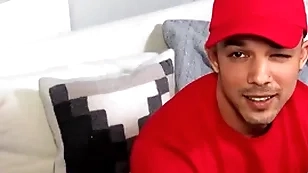 Str8 chaser: pizza delivery / men / nic sahara  / rivulet on the go at  www.sexmen.com/str8