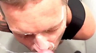 My broad in the beam facial cum upstairs face amateur compilation
