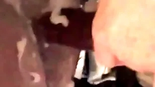 Fucked with cream here the sling